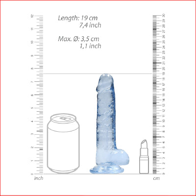 RealRock 7" Crystal Clear Blue