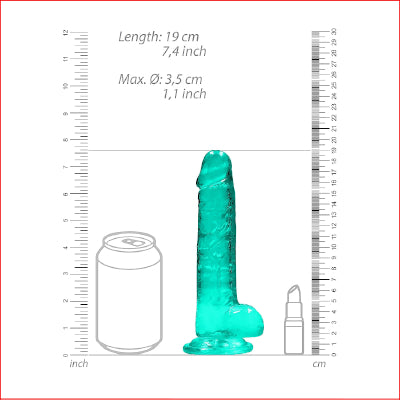RealRock 7" Crystal Clear Turquoise