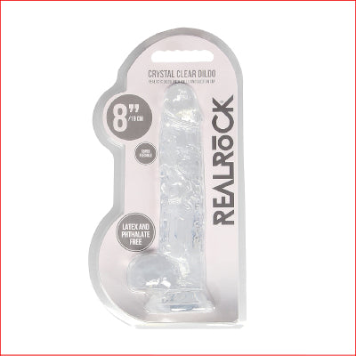 RealRock 8" Crystal Clear Transparent