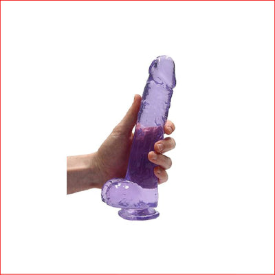 RealRock 9" Crystal Clear Purple