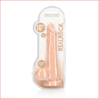 Realrock 10" Realistic Dildo with Testicals