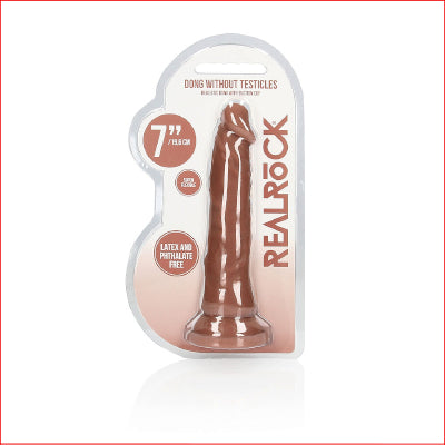 RealRock 7" Dong without Testicles Tan
