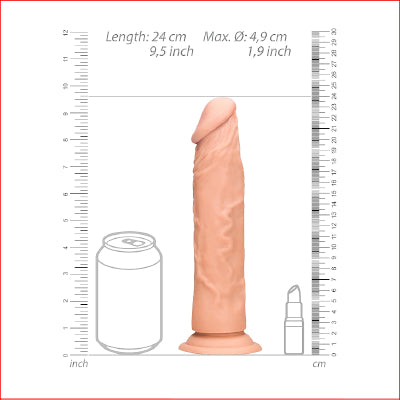 RealRock 9" Dong without Testicles Flesh