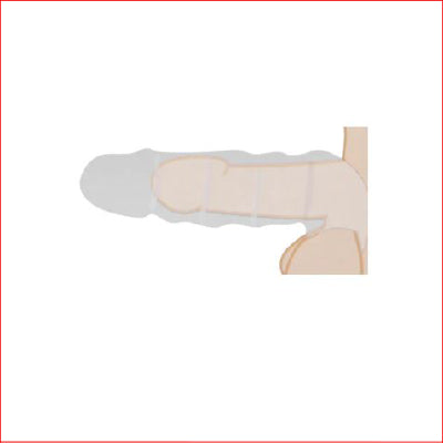 RealRock Penis Sleeve 8" Black