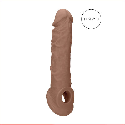 RealRock Penis sleeve 8" Tan