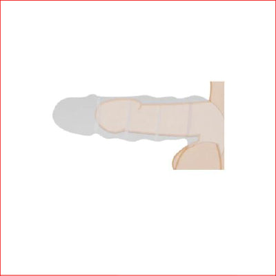 RealRock Penis Sleeve 9" Tan