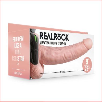 REALROCK Vibrating Hollow + Balls Flesh