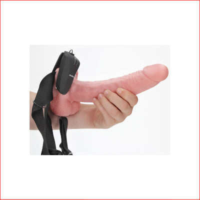 REALROCK Vibrating Hollow + Balls Flesh