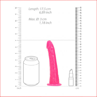 RealRock Glow In The Dark 6" Pink