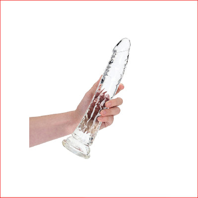 RealRock 11" Clear Slim with Suction