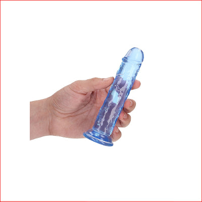 Crystal Clear 6" Straight Blue