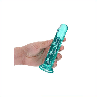 Crystal Clear 6" Straight Turquoise