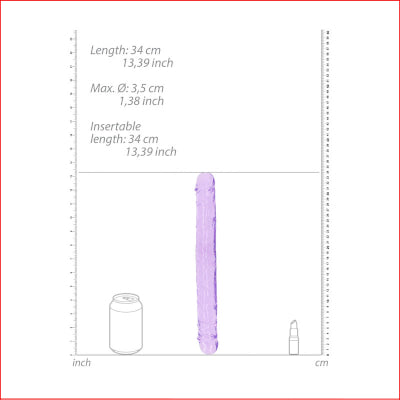 RealRock 13" Double Dong Purple