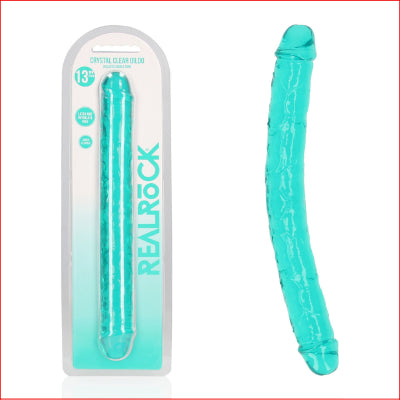 RealRock 13" Double Dong Turquoise