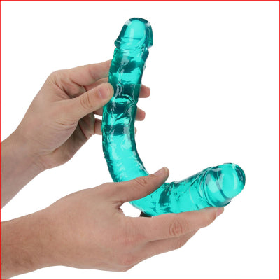 RealRock 13" Double Dong Turquoise