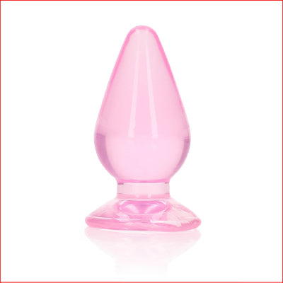 Crystal Clear 3.5" Butt Plug Pink