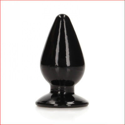 Crystal Clear 4.5" Butt Plug Black