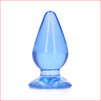 Crystal Clear 4.5" Butt Plug Blue