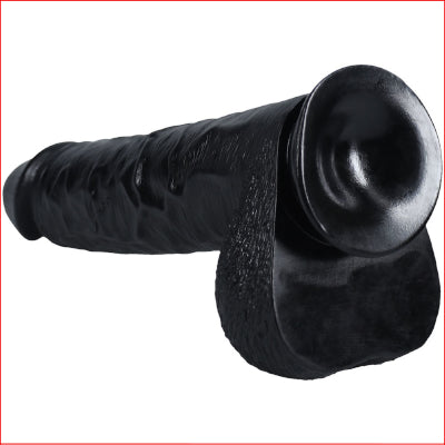 Realrock Ultra Straight w Balls 15" Blac