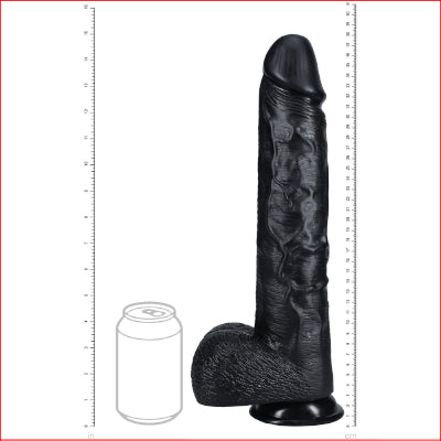 Realrock Ultra Straight w Balls 15" Blac