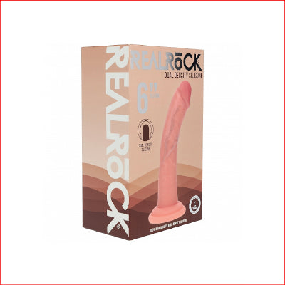 Realrock Dual Layered Curved 6" Flesh