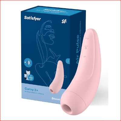 Satisfyer Curvy2+ App Compatible Air Pulse Pink