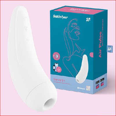 Satisfyer Curvy2+ App Compatible Air Pulse Pink