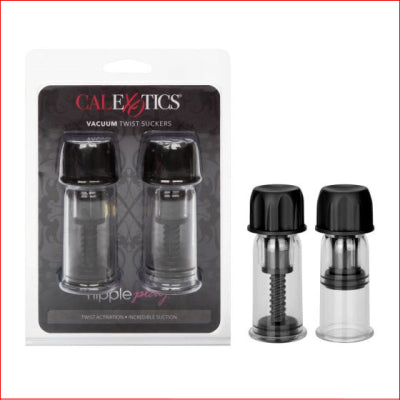 Nipple Play Vacuum Twst Suckers Black
