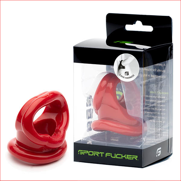 Sport Fucker Cock Harness Red