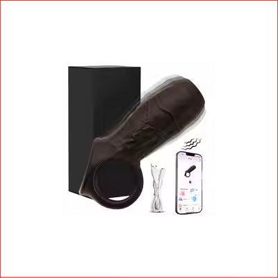 Enhanced Vibrating Sleeve Brown