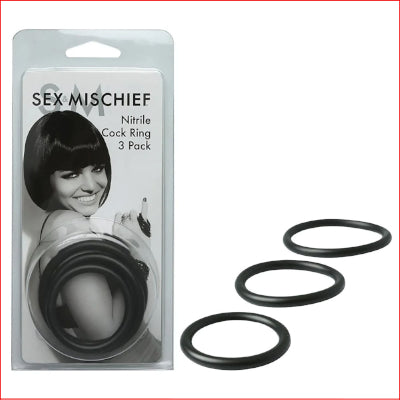 Sex & Mischief Nitrile Cock Ring Set