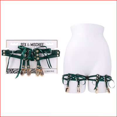 Sex & Mischief Indica Laced Up Garters