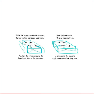 SPORTSHEETS Under The Bed Restraints