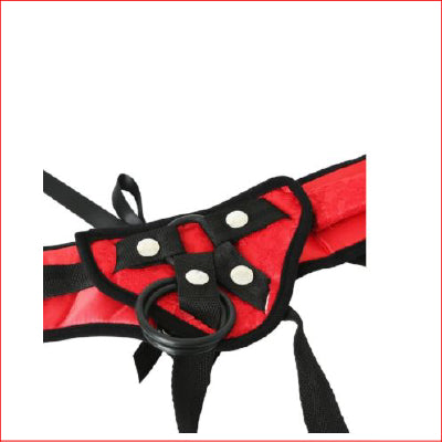 Lace Corset Strap On Red