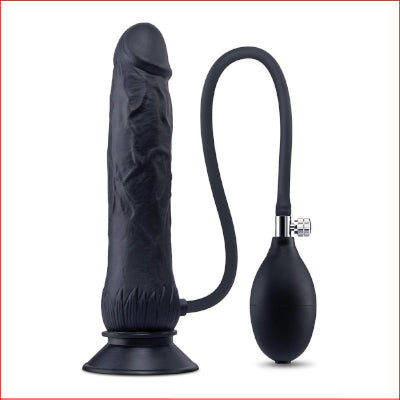 Size Up 7.5 Inch Inflatable Dildo with Balls
