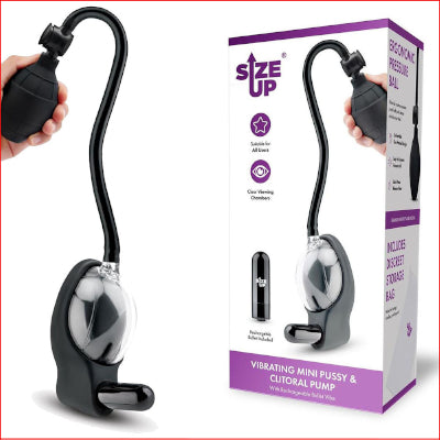Size Up Vibrating Mini Pussy & Clitoral