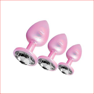 SXE Comfort Anal Plugs with Bling