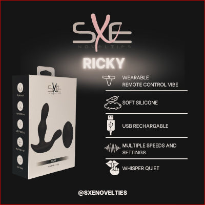 SXE Ricky Wearable Anal Vibe with Remote
