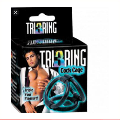 Tri 3 ring cock cage