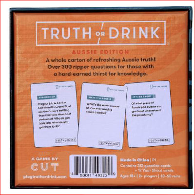 Truth Or Drink On The Turps Aussie Edition