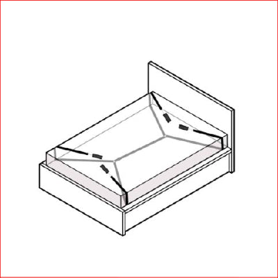 Under Bed Restraint System Black