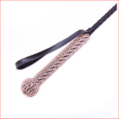 w109 Diamonte Handle Crop Pink