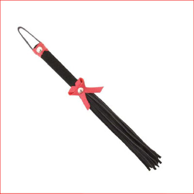 Whip Willy Whip with Bow Black/Red