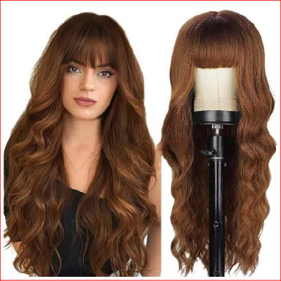 Wig Long 26" Wavy Auburn