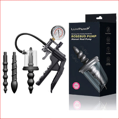 LuvPump Rosebud Pump Manual Anal Pump